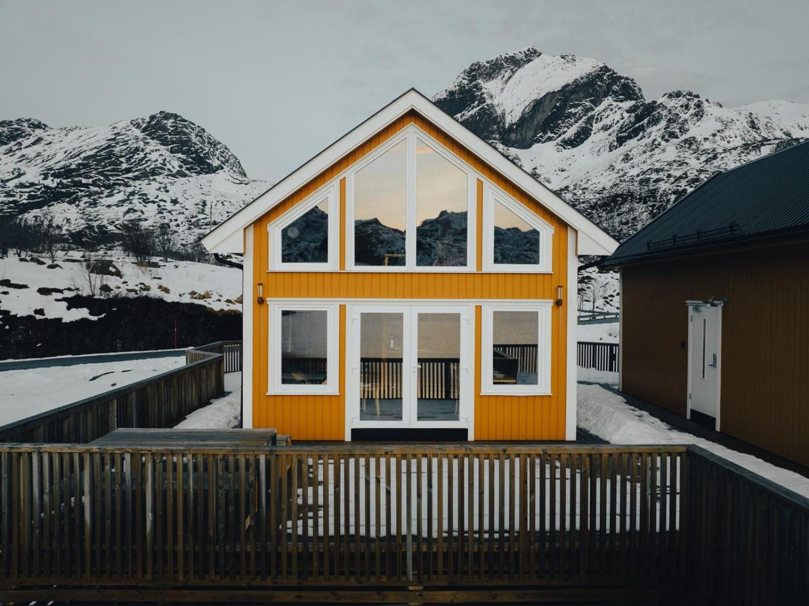 Fjordview Ryten 2 Retreat Sund  Bagian luar foto